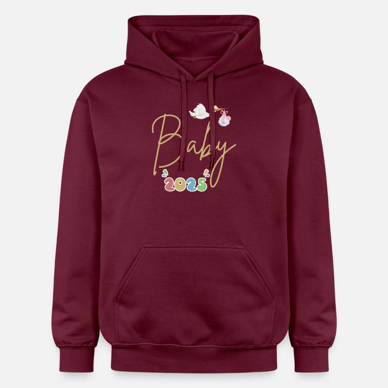 Babies - Sweat à capuche Softstyle® Gildan Unisexe - maroon