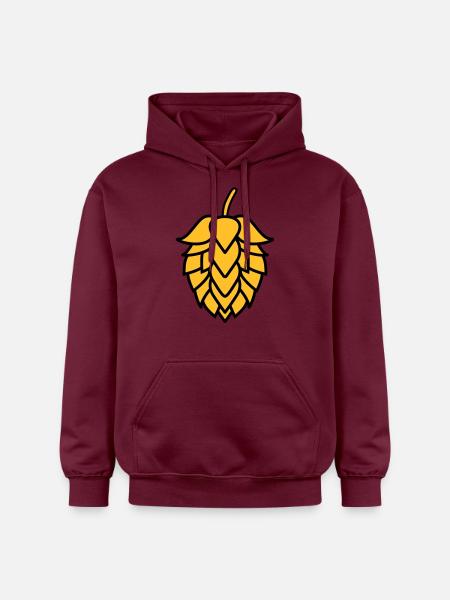 Hops motif / designer - Gildan Unisex Softstyle® Midweight Hoodie - maroon