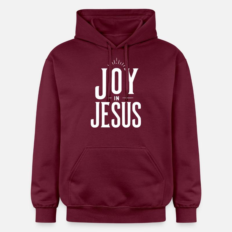 La joie en Jésus - Sweat à capuche Softstyle® Gildan Unisexe - maroon