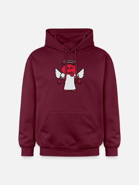 Cheeky Devil - Gildan Unisex Softstyle® Midweight Hoodie - Maroon