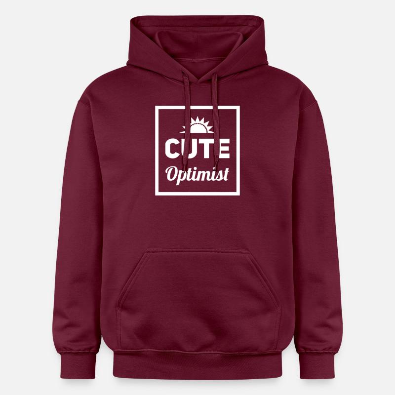 BÉBÉ - OPTIMISTE MIGNON - Sweat à capuche Softstyle® Gildan Unisexe - maroon