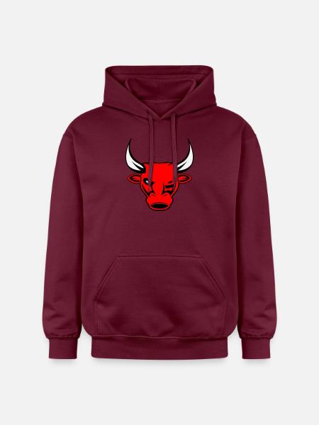 stier bulle - Gildan Unisex Softstyle® Midweight Hoodie - Maroon