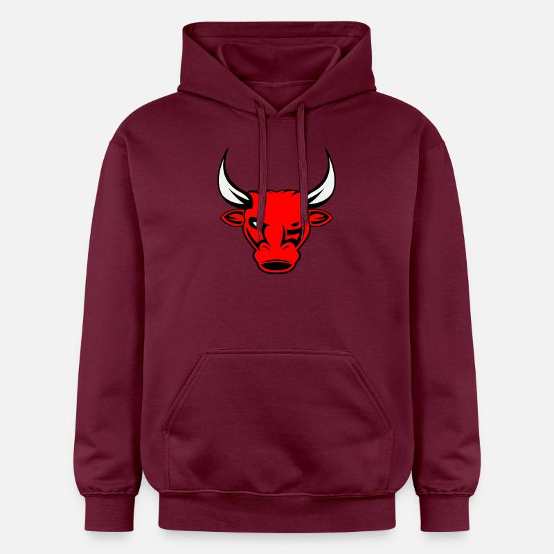 taureau taureau - Sweat à capuche Softstyle® Gildan Unisexe - maroon
