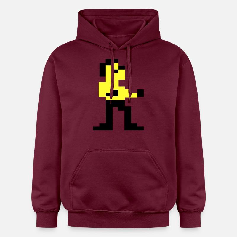 Pixelart martial de Pixelii - Sweat à capuche Softstyle® Gildan Unisexe - maroon