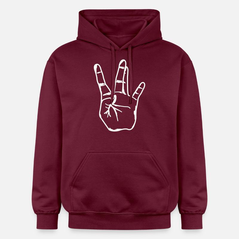 Main Westside - Sweat à capuche Softstyle® Gildan Unisexe - maroon