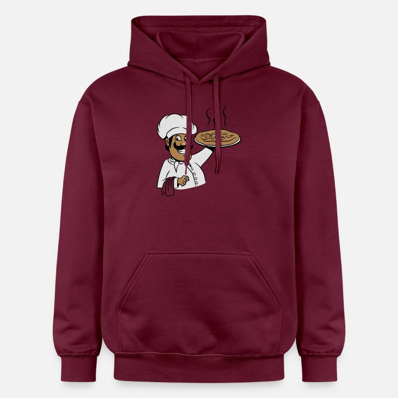 cuire la pizza de cuisson - Sweat à capuche Softstyle® Gildan Unisexe - maroon