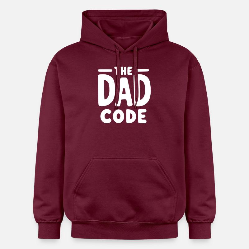 Le code du papa - Sweat à capuche Softstyle® Gildan Unisexe - maroon