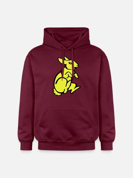 rabbits - Gildan Unisex Softstyle® Midweight Hoodie - maroon