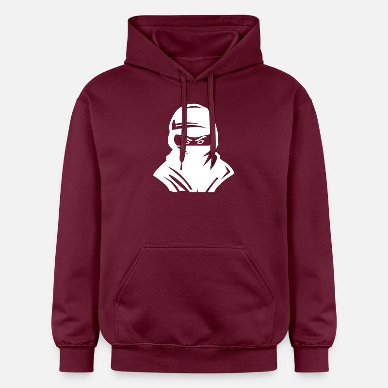 ninja - Sweat à capuche Softstyle® Gildan Unisexe - maroon