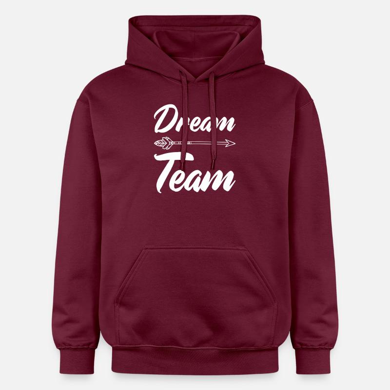 Équipe de rêve - Sweat à capuche Softstyle® Gildan Unisexe - maroon