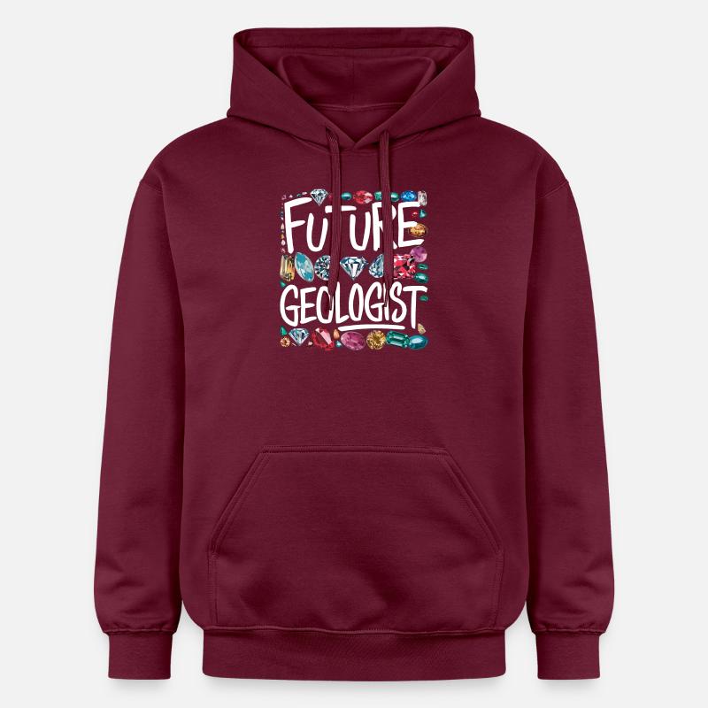 Carrière de futur géologue - Sweat à capuche Softstyle® Gildan Unisexe - maroon