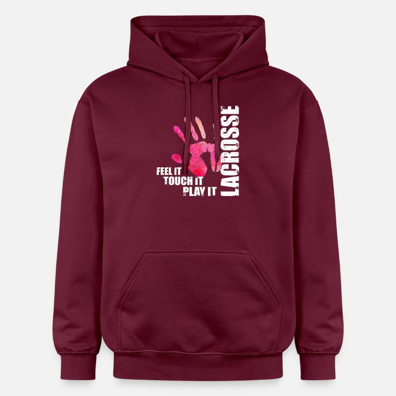 Crosse Sentez-le Touchez-le Jouez-le - Sweat à capuche Softstyle® Gildan Unisexe - maroon