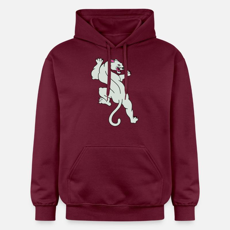 panthère 02 - Sweat à capuche Softstyle® Gildan Unisexe - maroon