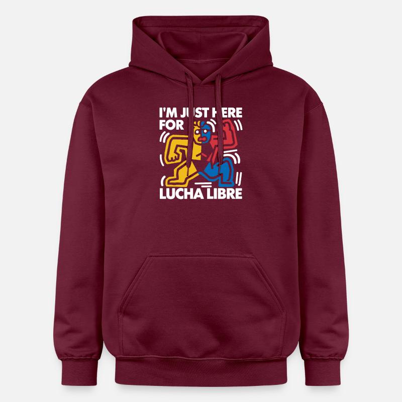 Action et look lutte - Sweat à capuche Softstyle® Gildan Unisexe - maroon