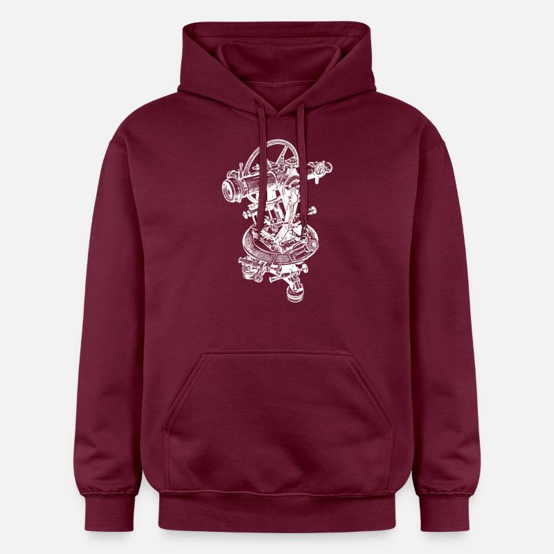 théodolite 3 W - Sweat à capuche Softstyle® Gildan Unisexe - maroon
