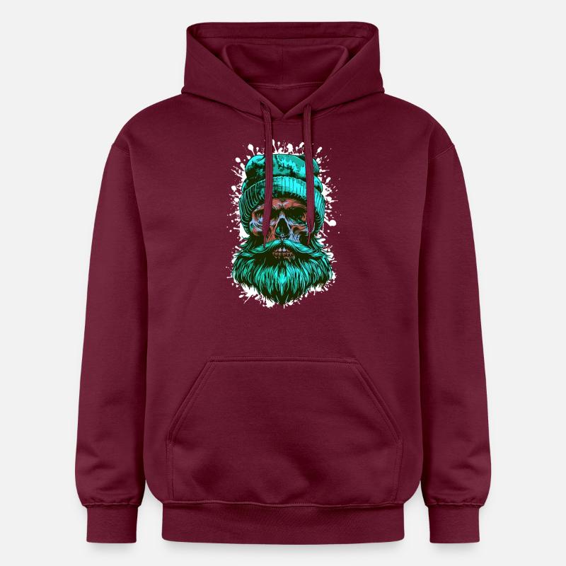Bûcheron Crâne Bûcheron - Sweat à capuche Softstyle® Gildan Unisexe - maroon