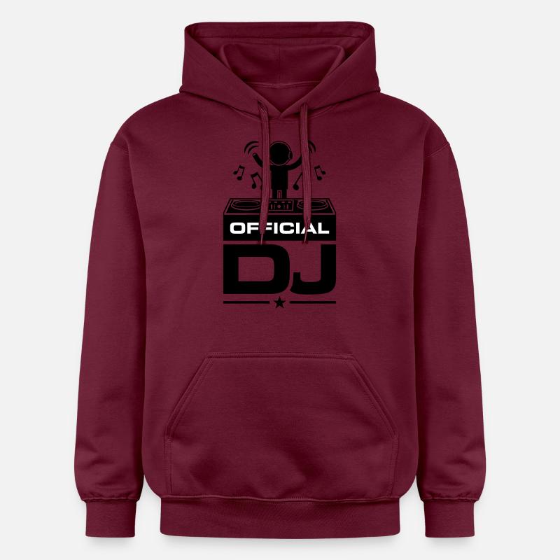 Platines Dj - Sweat à capuche Softstyle® Gildan Unisexe - maroon