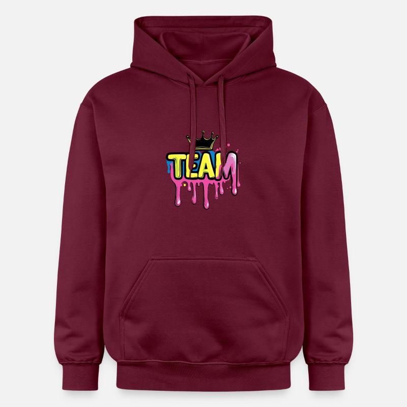 Amorti d’équipe - Sweat à capuche Softstyle® Gildan Unisexe - maroon