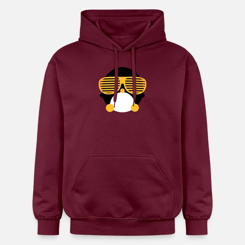 penguin pingouin - Sweat à capuche Softstyle® Gildan Unisexe - maroon