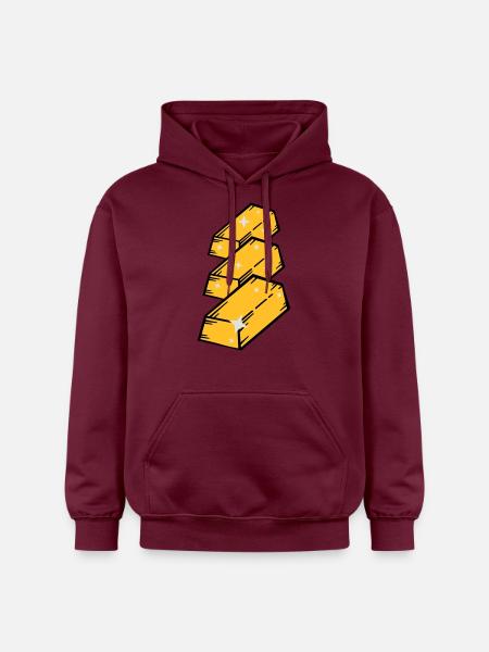 gold_po3 - Gildan Unisex Softstyle® Midweight Hoodie - maroon
