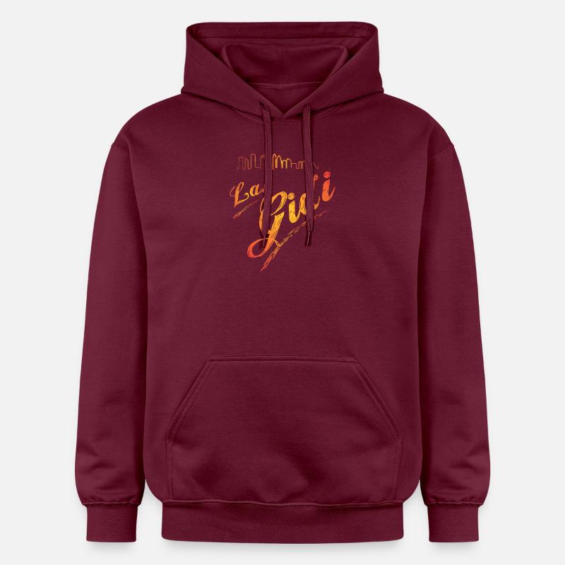 Lasgidi - un argot pour Lagos - Sweat à capuche Softstyle® Gildan Unisexe - maroon