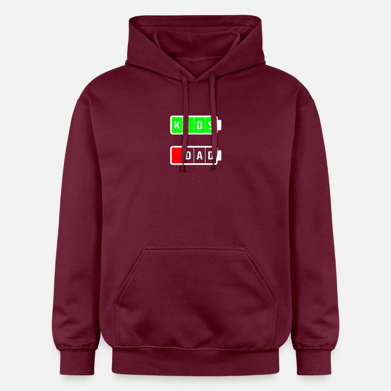 papa blanc enfants - Sweat à capuche Softstyle® Gildan Unisexe - maroon