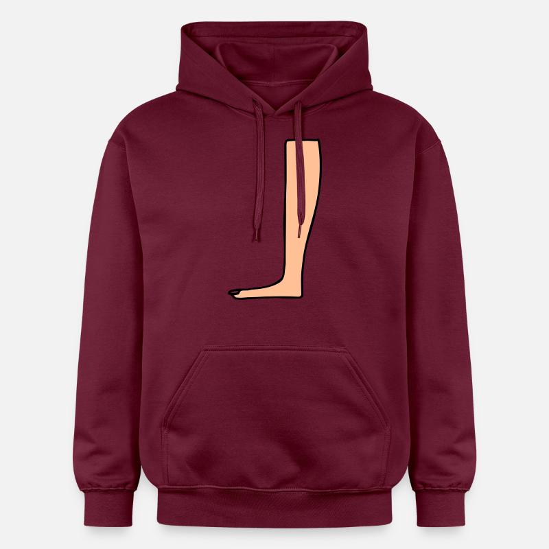 Leg Heiroglyph - Sweat à capuche Softstyle® Gildan Unisexe - maroon