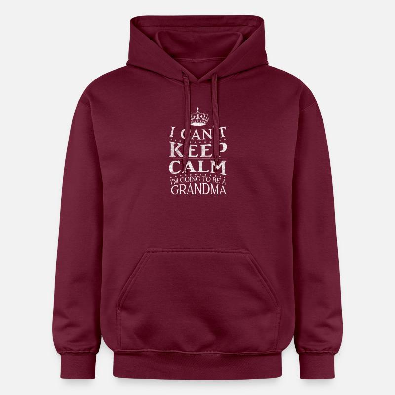 grand-mère dans l'expectative / Grossesse - Sweat à capuche Softstyle® Gildan Unisexe - maroon