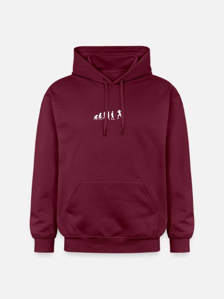EVOLUTION tennis star wimbledon - Gildan Unisex Softstyle® Midweight Hoodie - maroon