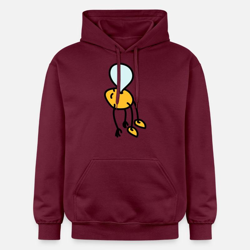 chewing_gum_man - Sweat à capuche Softstyle® Gildan Unisexe - maroon