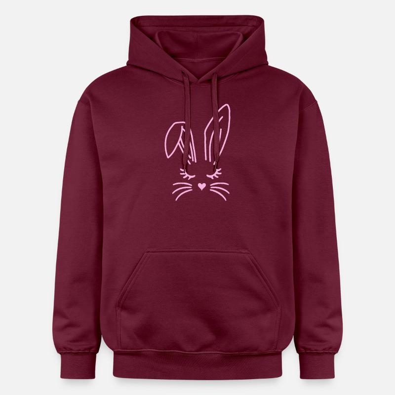 Murmures de doux lapin - Sweat à capuche Softstyle® Gildan Unisexe - maroon