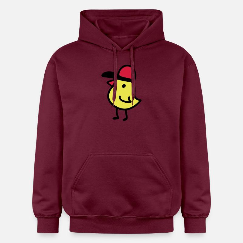 Poussins Cappy 3 - Sweat à capuche Softstyle® Gildan Unisexe - maroon