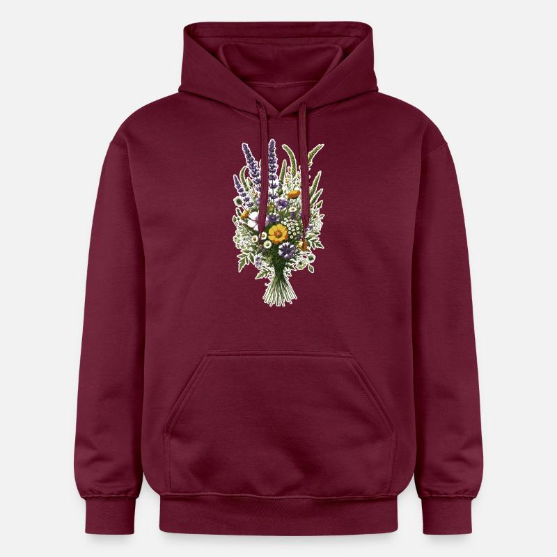 Wildflowers - Sweat à capuche Softstyle® Gildan Unisexe - maroon