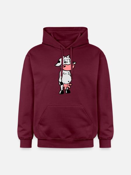 Petite vache douce mignonne - Sweat à capuche Softstyle® Gildan Unisexe - maroon