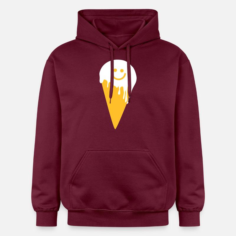 happy ice cream - Sweat à capuche Softstyle® Gildan Unisexe - maroon