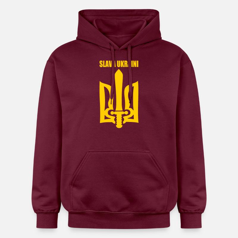 Slava ukraini - Sweat à capuche Softstyle® Gildan Unisexe - maroon