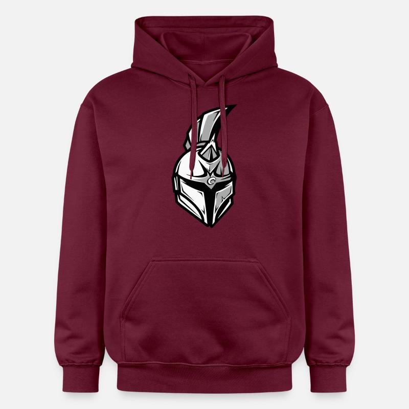 Casque spartiate Sparte - Sweat à capuche Softstyle® Gildan Unisexe - maroon