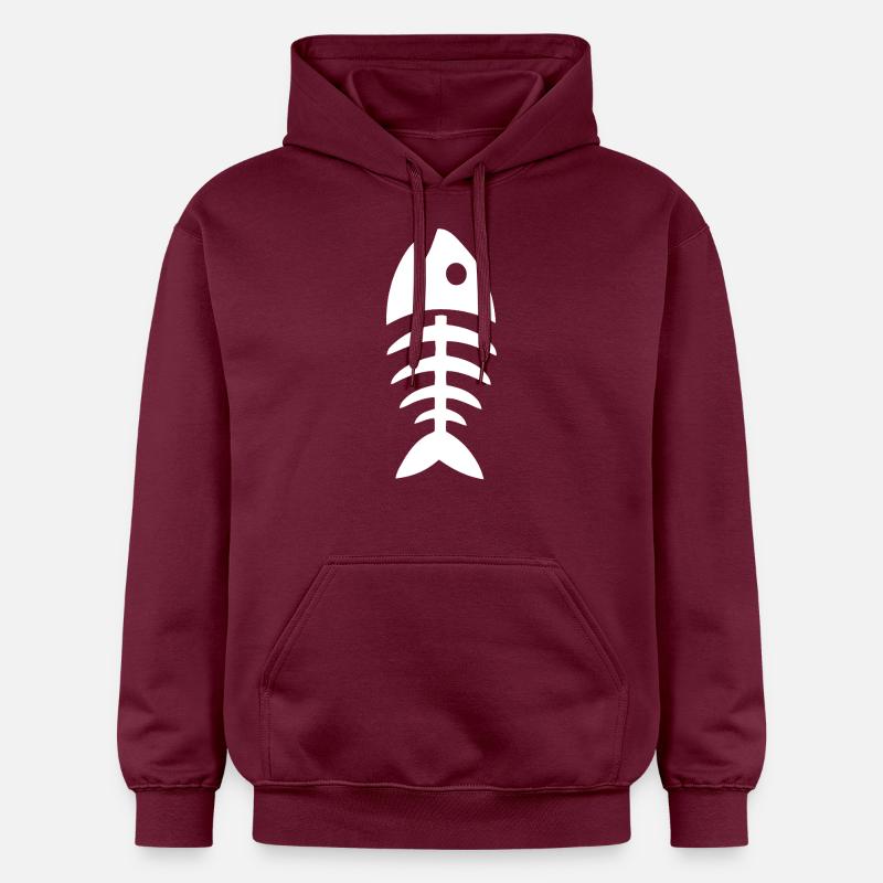 Herringbone - Sweat à capuche Softstyle® Gildan Unisexe - maroon