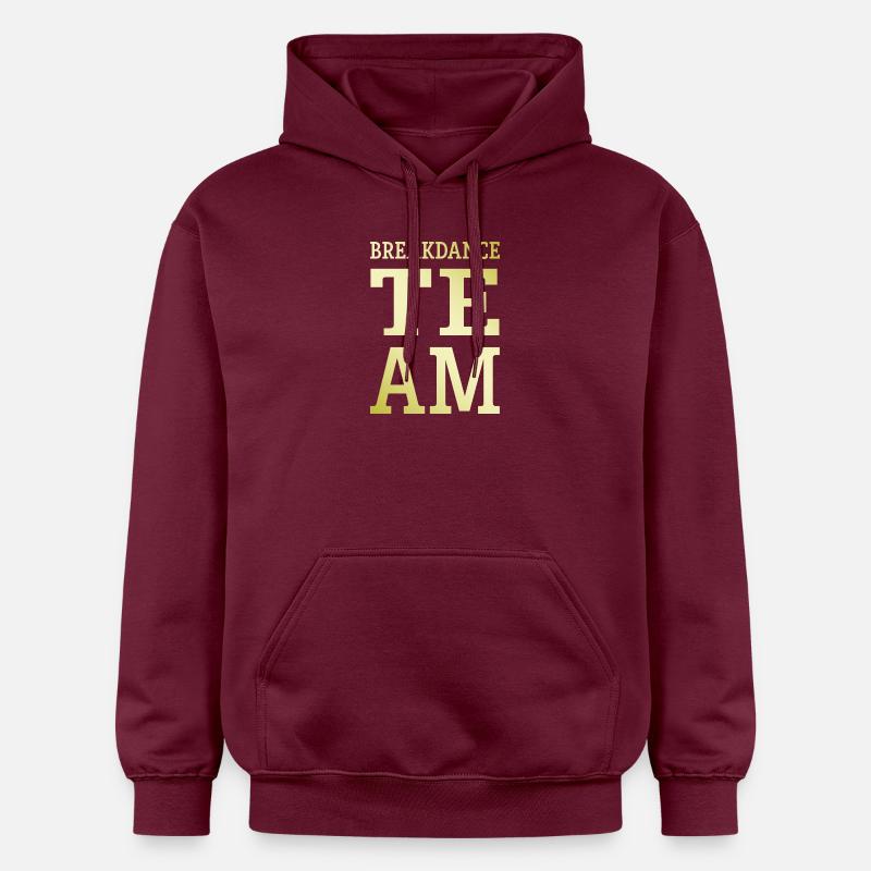 Équipe de breakdance Mannschaft - Sweat à capuche Softstyle® Gildan Unisexe - maroon