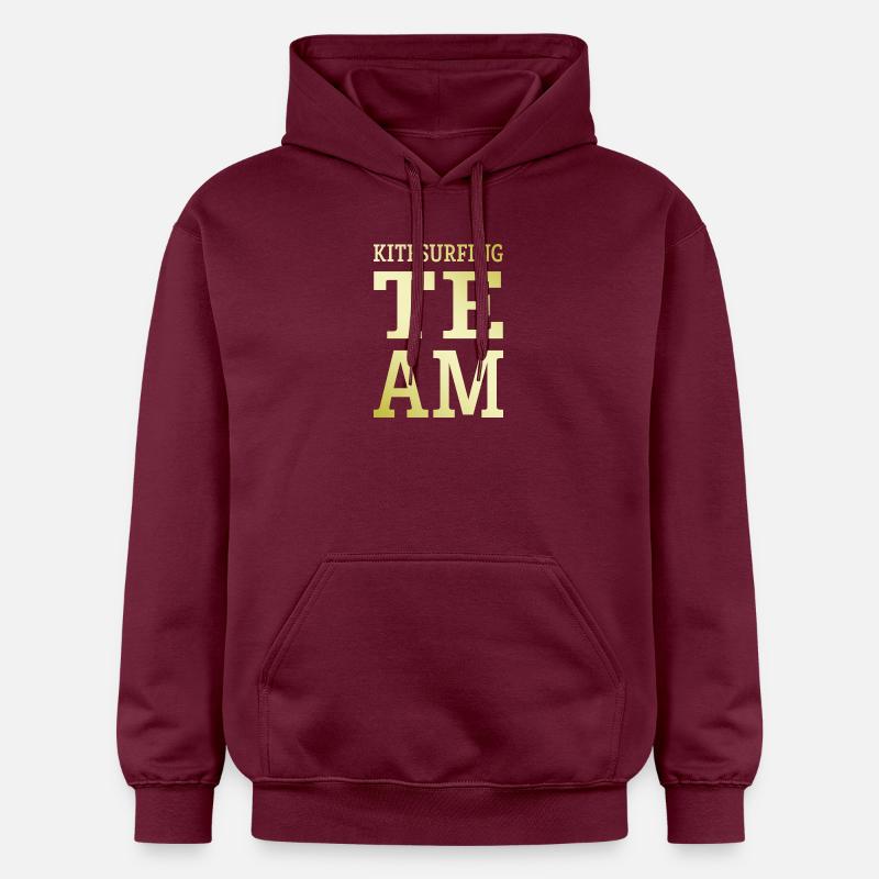 Équipe de kitesurf - Sweat à capuche Softstyle® Gildan Unisexe - maroon