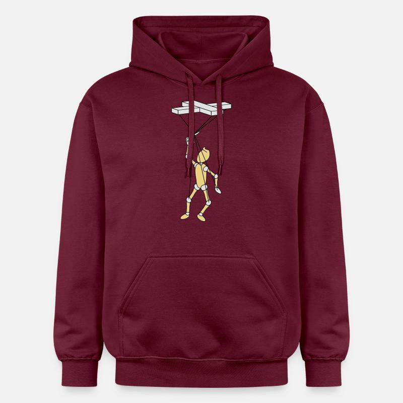 Marionette - Sweat à capuche Softstyle® Gildan Unisexe - maroon