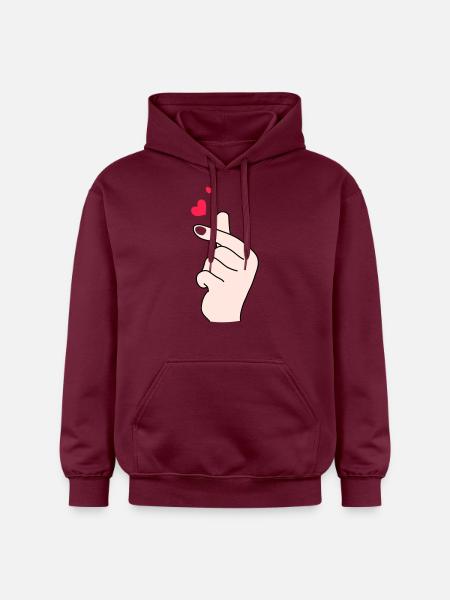 Fingerherzen 2 - Gildan Unisex Softstyle® Midweight Hoodie - Maroon