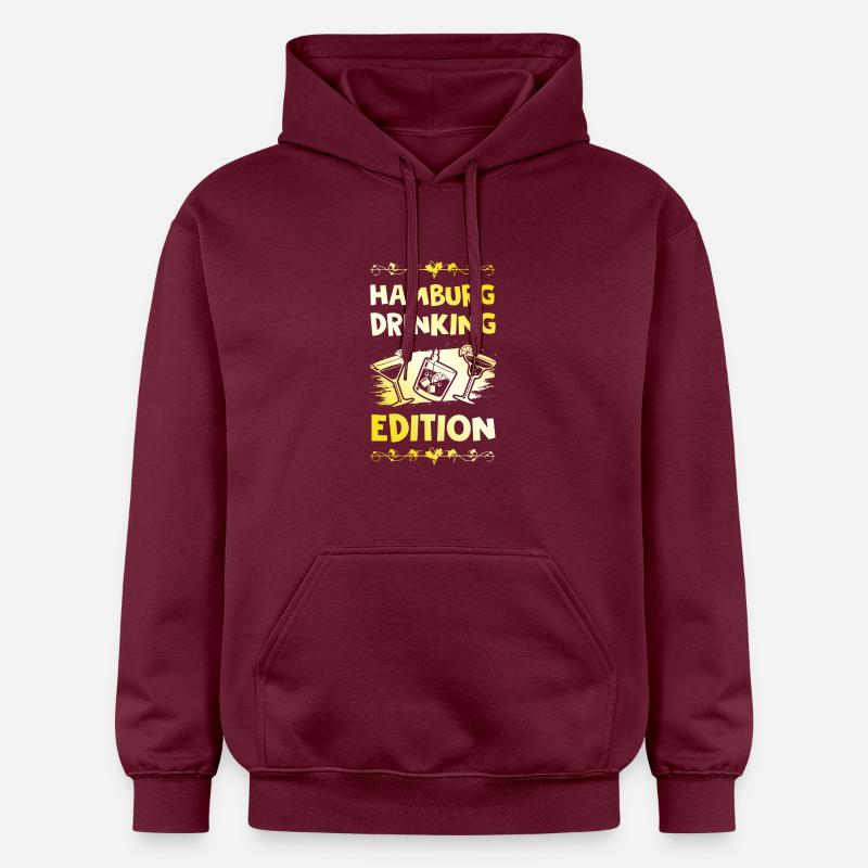 Hambourg Boire Dicton - Sweat à capuche Softstyle® Gildan Unisexe - maroon