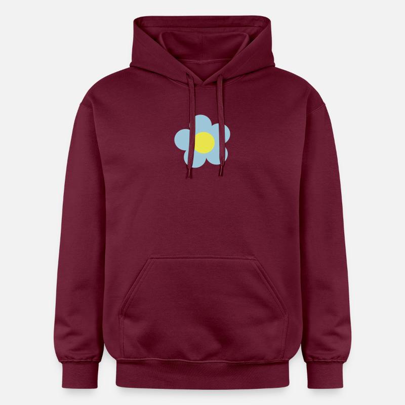 Fleur - Sweat à capuche Softstyle® Gildan Unisexe - maroon