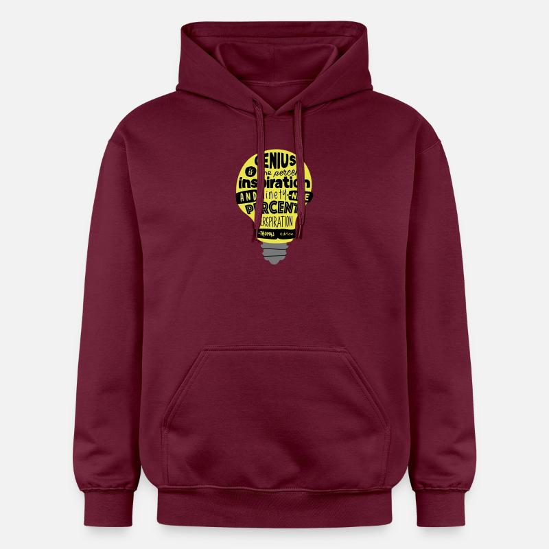 devis | Thomas Edison - Sweat à capuche Softstyle® Gildan Unisexe - maroon