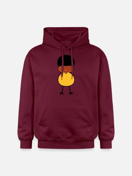 Funky Chick - Sweat à capuche Softstyle® Gildan Unisexe - maroon