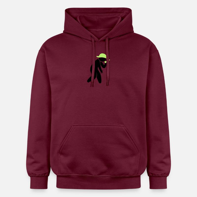 Hiphop Rapper (2c)++2013 - Sweat à capuche Softstyle® Gildan Unisexe - maroon