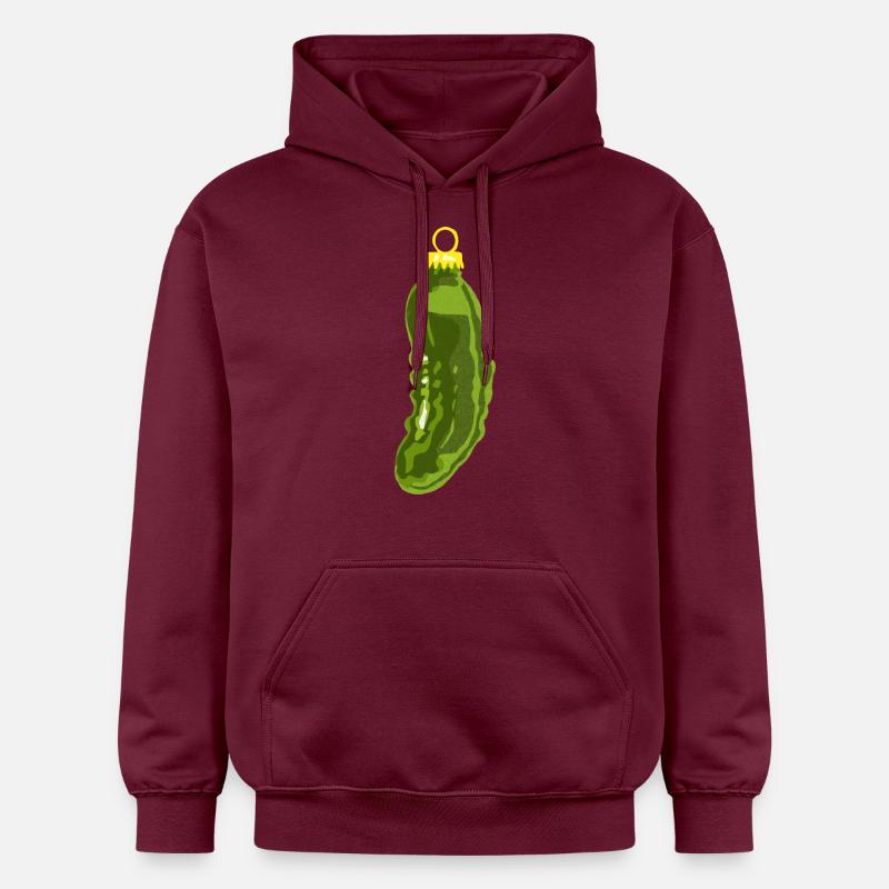 Weihnachtskugel " Saure Gurke" - Gildan Unisex Softstyle® Midweight Hoodie - Maroon