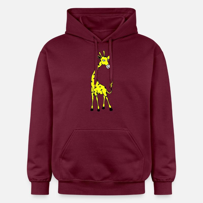 Girafe 02 - Sweat à capuche Softstyle® Gildan Unisexe - maroon