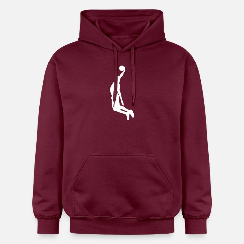 basketball dunk player3 - Sweat à capuche Softstyle® Gildan Unisexe - maroon